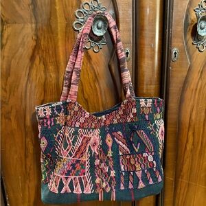 Colorful Embroidered Women's Bag